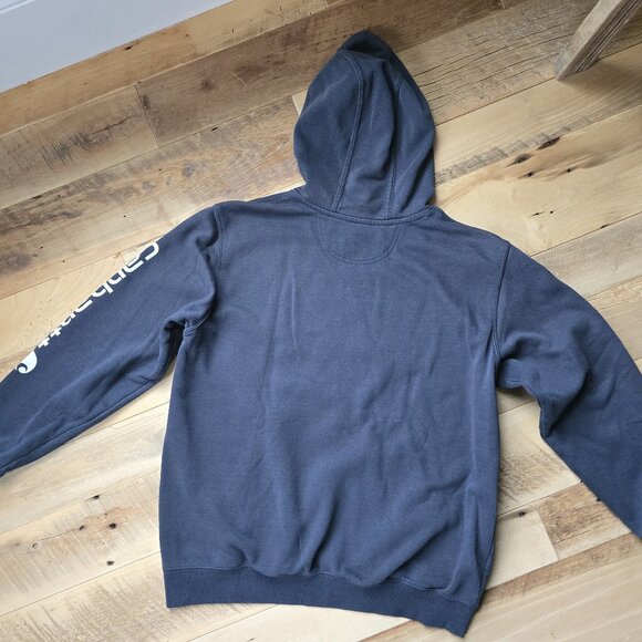 Pair of Mens Carhartt Logo Sweatshirts Navy Size Large - Picture 3 of 11